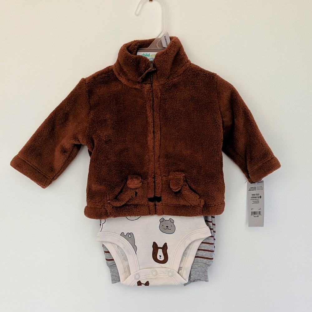 Carter's Newborn dog print set